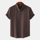 Crew neck polo shirt