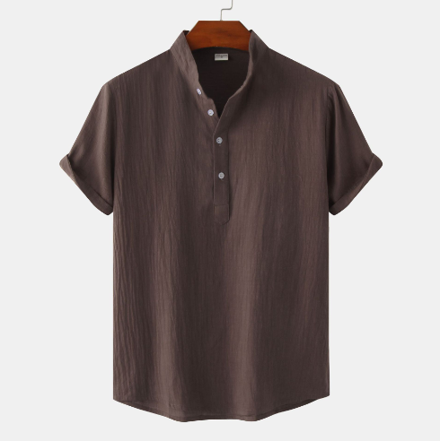 Crew neck polo shirt