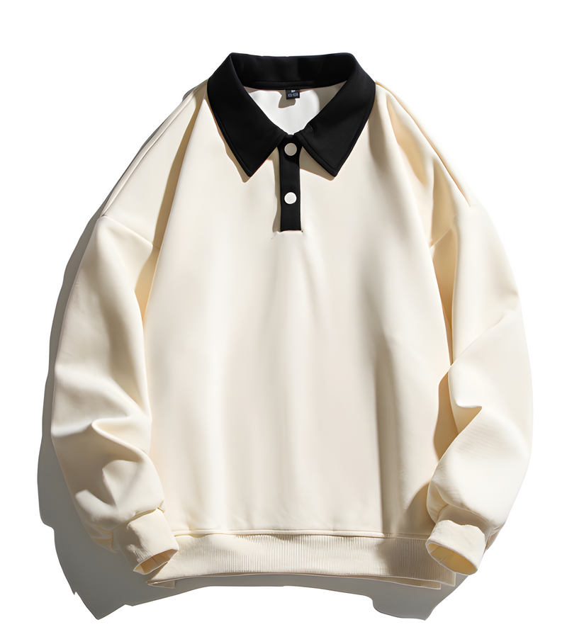 Sweat col polo