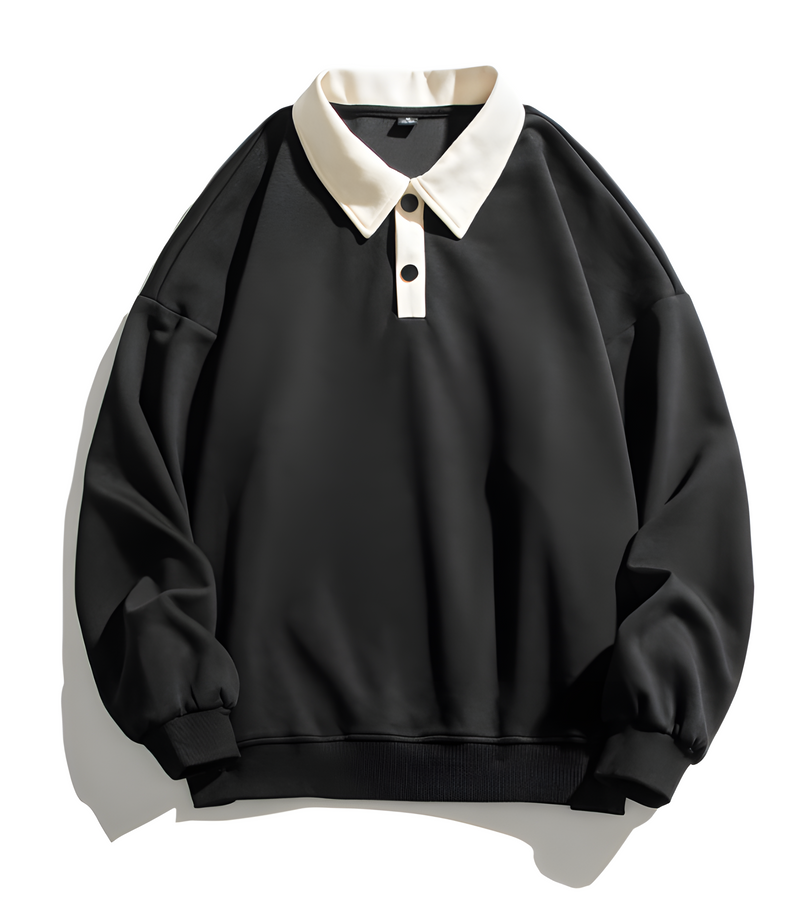 Sweat col polo